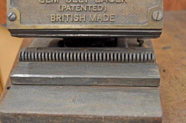 Image 1 of Vintage Gem Belt Lacer tool for joining leather belts