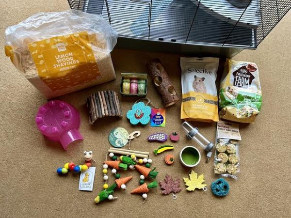 Image 3 of Hamster Cage (XL) with accessories
