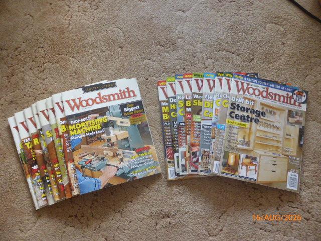 Woodsmith and Australian Woodsmith magazines, good condition — Hobbies & Crafts in Wickford