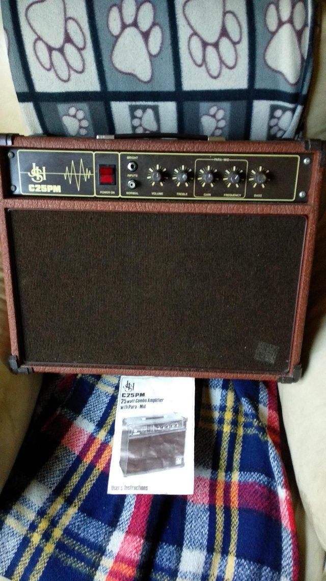 Preview of the first image of JSH C25P.M. 25 WATT COMBO GUITAR AMPLIFIER.
