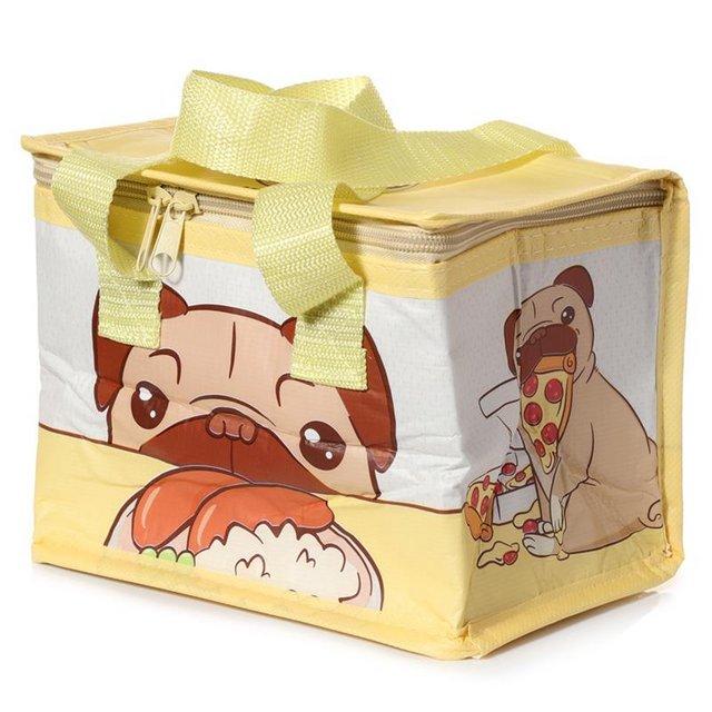 Preview of the first image of Mopps Pug RPET Recycled Plastic Bottles Reusable Lunch Box C.