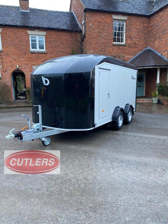 Preview of the first image of Debon C800 Box Trailer Ali Sides + Ramp/Barn Door & Spare wh.