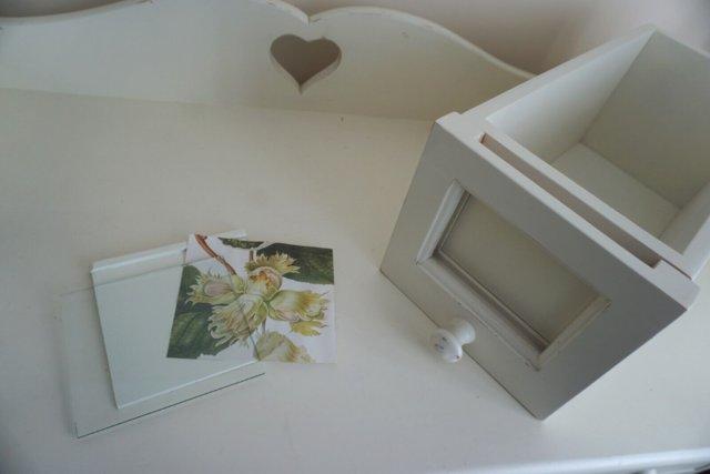 Image 2 of Gorgeous Painted Wood Large Chest of Drawers Country Cottage