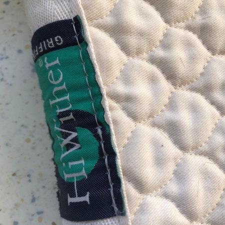 Image 3 of NuMed High Wither Saddle pad White