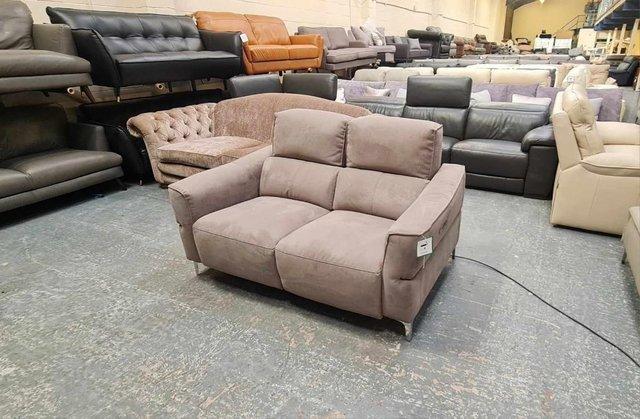 Image 8 of Dakota toronto charcoal fabric recliner 2 seater sofa