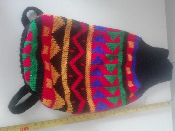 Image 3 of Small Dog Jumper "aztec" Knitted