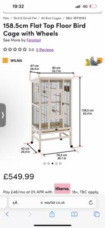 Image 4 of Large wooden bird cage indoor aviary