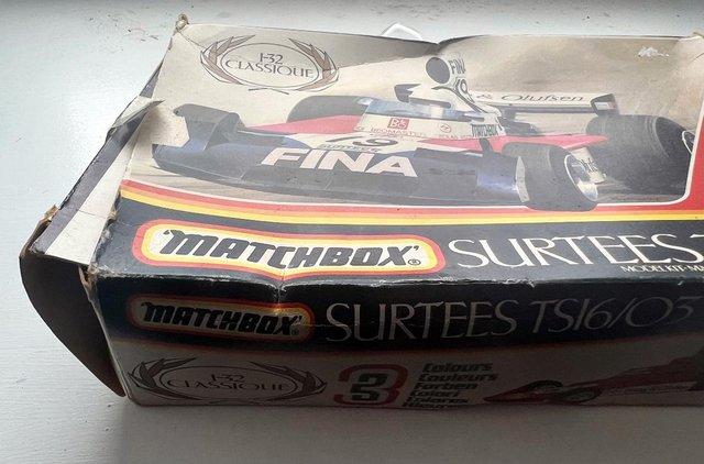 Image 2 of Classic Matchbox Surtees TS16/03 F1 racing car 1/32nd scale