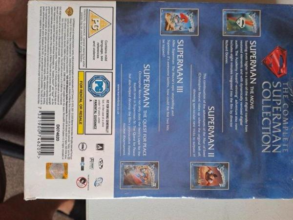 Image 2 of SUPERMAN COLLECTION DVDs SEALED
