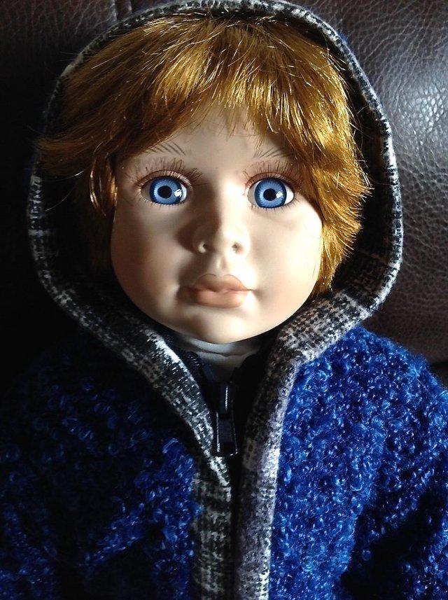 Preview of the first image of Rare Knightsbridge Porcelain Hand crafted fine Bisque Doll.
