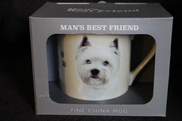 Image 2 of Dog mugs, border collie and westie , new , boxed