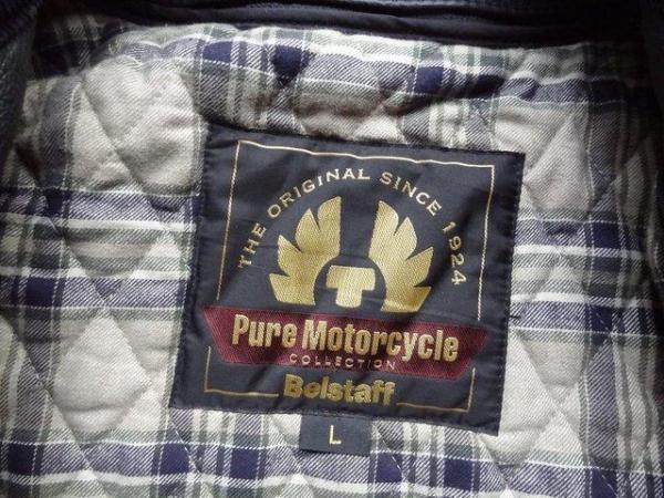 Image 7 of Belstaff Motorcycle black leather Trialmaster jacket