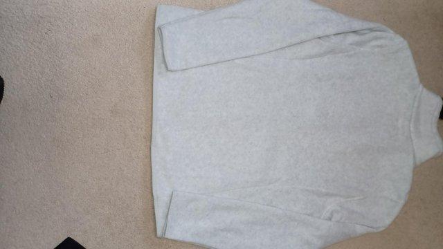 Image 3 of Light Grey soft touch fleece size large as new with labels