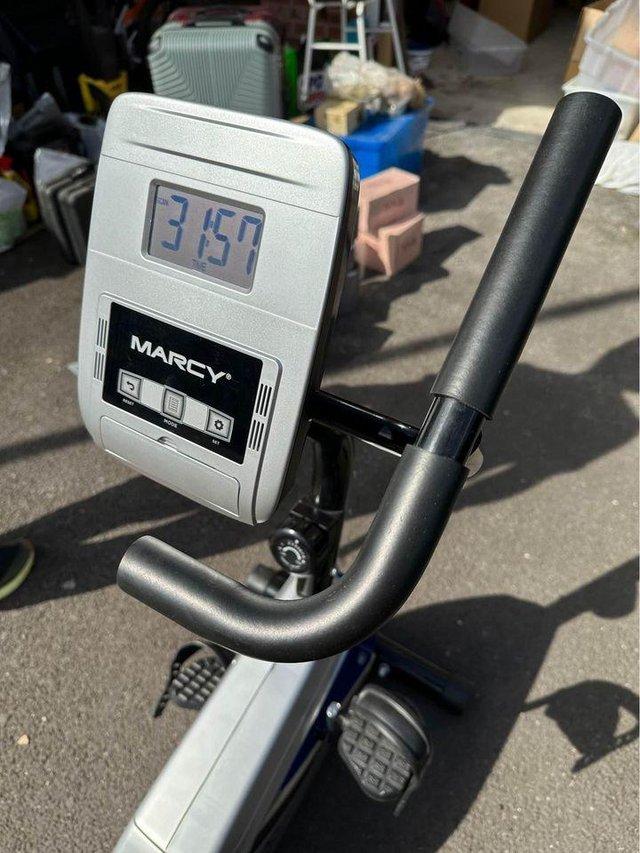 Preview of the first image of Marcy recumbent exercise bicycle.