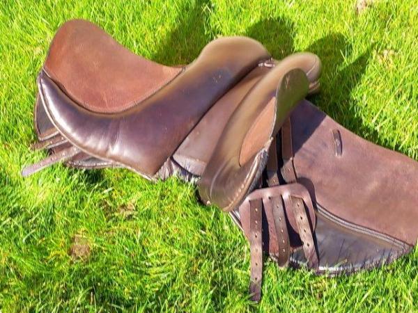 Image 3 of Lavinia Mitchell saddle wide fitting GP/VSD 17",