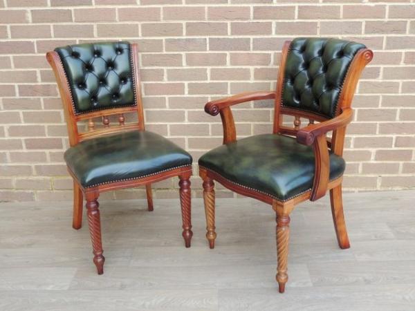 Image 10 of 6 Chesterfield Luxury Dining Chairs (UK Delivery)