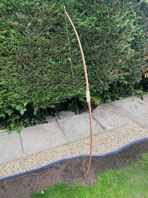 Preview of the first image of Bikerstaffe Hand Crafted Traditional Old English Longbow.