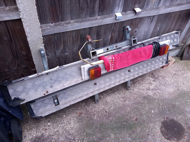 Preview of the first image of Motorhome/camper van motorbike rack for sale.