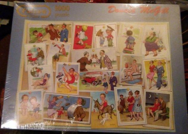 Image 3 of Postcards Jigsaw Puzzle New & still sealed