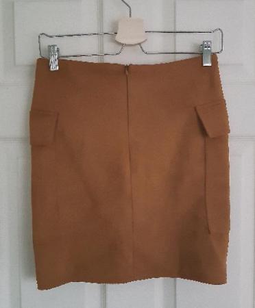 Image 2 of Lovely Ladies Ochre Mini Skirt - Size S