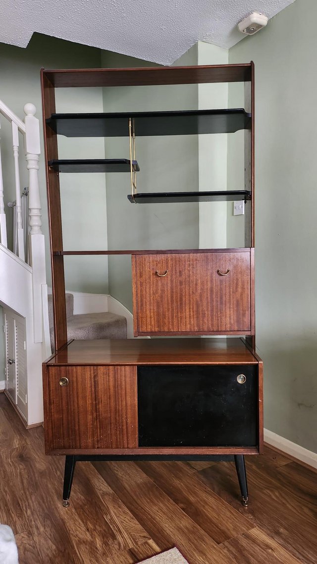 Preview of the first image of Vintage G Plan bookcase, drinks cabinet.