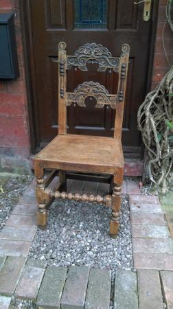Image 3 of Early1800s side Chair George III period Dated 1818