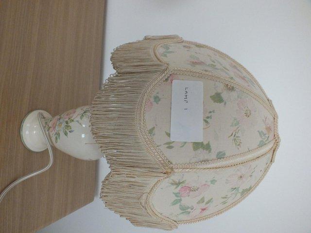 Preview of the first image of Marks & Spencer Edwardian Lady Lamp & Shade.