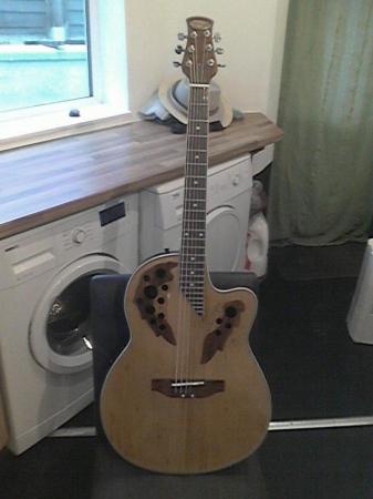 Image 3 of Stagg round backelectro-acoustic guitarlate90's £65