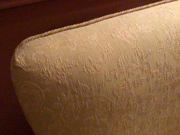 Image 3 of Creamy gold antique French style sofa.