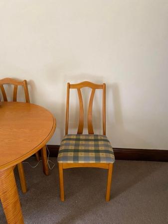 Image 3 of Wooden Table and 6 upholstered chairs