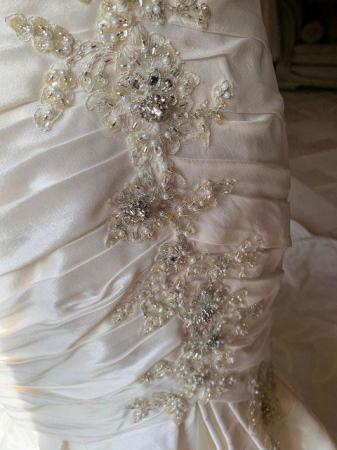 Image 6 of Justin Alexander Wedding dress. New size 12