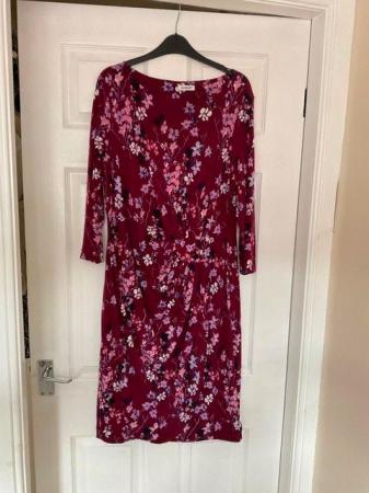 Image 1 of Floral size 18 dress with 3/4 sleeve