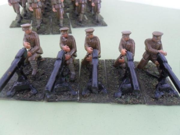 Image 8 of 156 figures First World War British soldiers 40mm Metal.