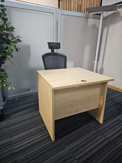 Preview of the first image of Office task single ergonomic computer laptop  small desk.