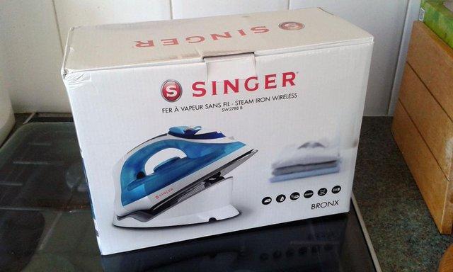 Preview of the first image of NEW Singer Bronx Steam Iron Wireless Cordless (SW-2788)..