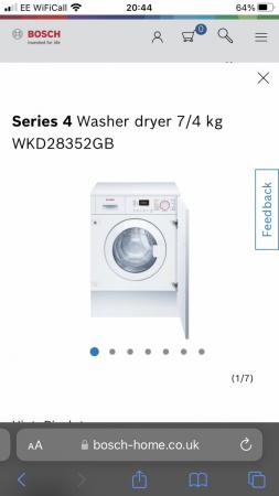 Image 2 of Bosch 7kg Washer dryer brand new sealed