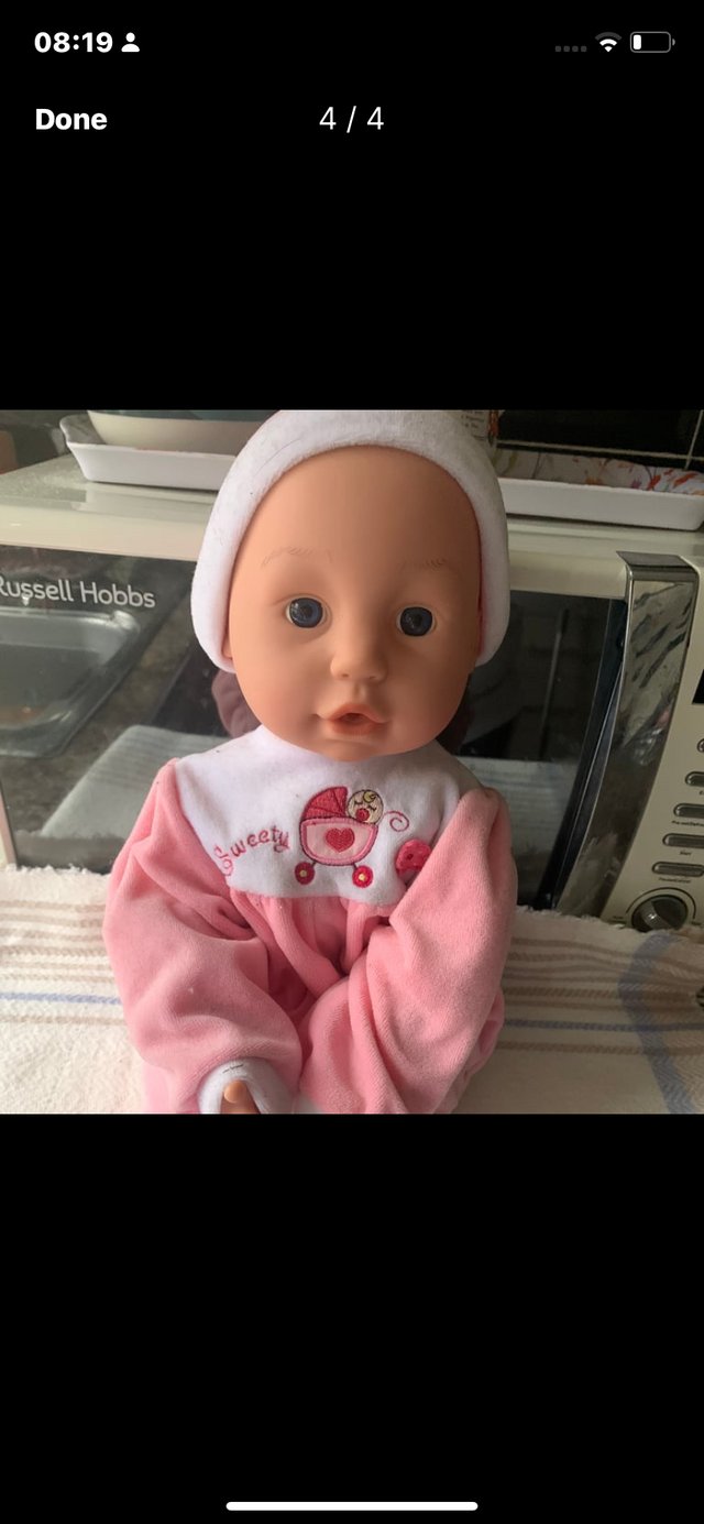Preview of the first image of Vintage/retro baby doll with crying facility.