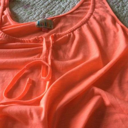 Image 7 of Pretty LOTTIE sz20 Fluorescent Orange Baggy Vest