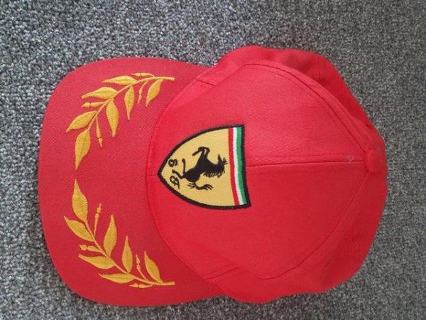 Image 2 of Ferrari Vintage 1990s Cap, Hat, Formula One, F1, Red, Scuder