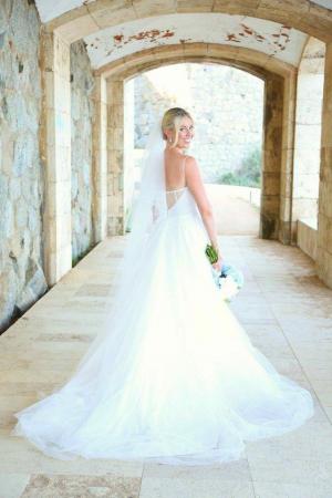 Image 3 of Nicole Milano Esmeray Wedding Dress - Size 10