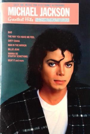 Image 1 of Michael Jackson Greatest Hits for Keyboards, Paperback 1989.