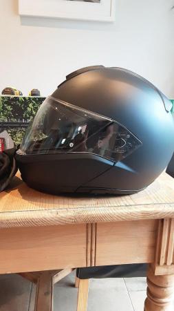 Image 3 of Bmw motorcycle matt black helmet for sale