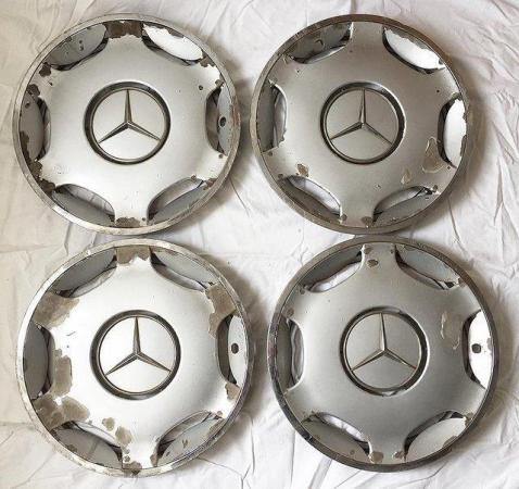Image 1 of MERCEDES HUBCAPS - TO FIT 190e model.