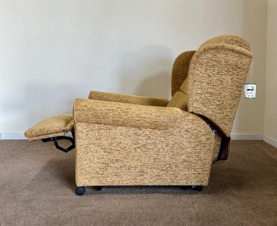 Image 10 of PETITE ELECTRIC RISER RECLINER GOLD CHAIR ~ CAN DELIVER
