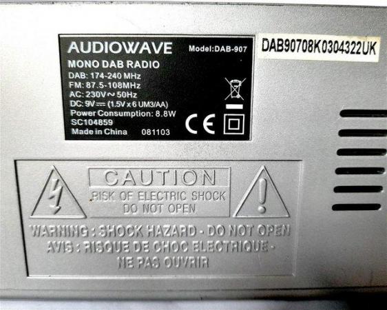 Image 5 of AUDIOWAVE DAB - FM RADIO - SC 104859