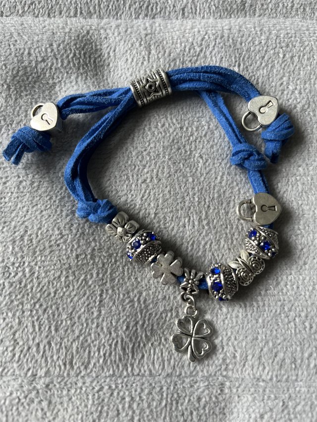 Preview of the first image of Fashion Charm Cord Bracelet Various Colours £8.00 Each…...