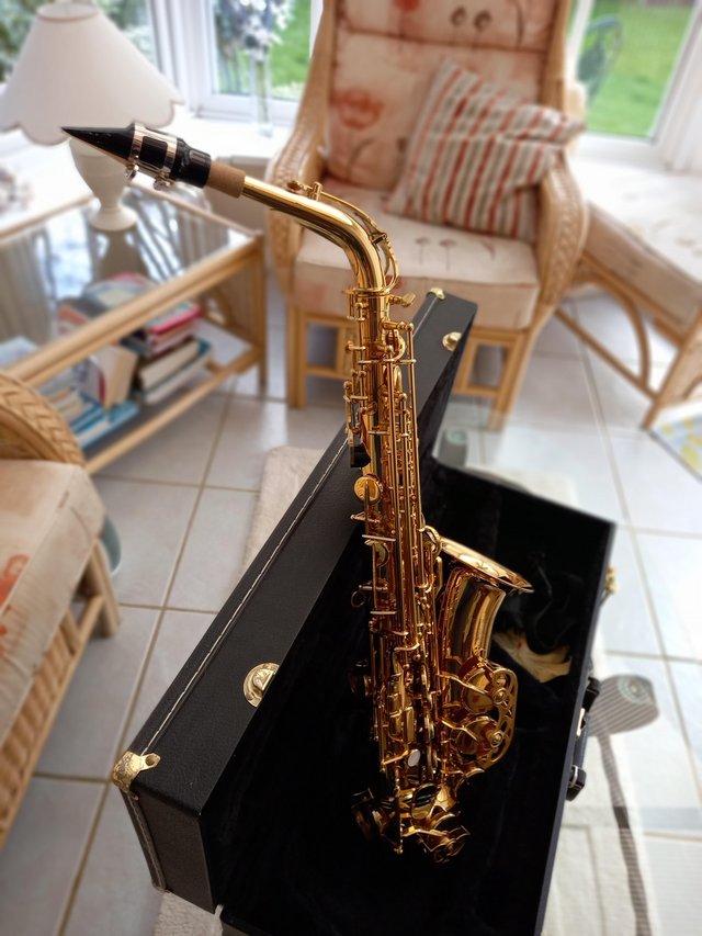 Preview of the first image of EVETTE Buffet Crampon alto Saxophone.
