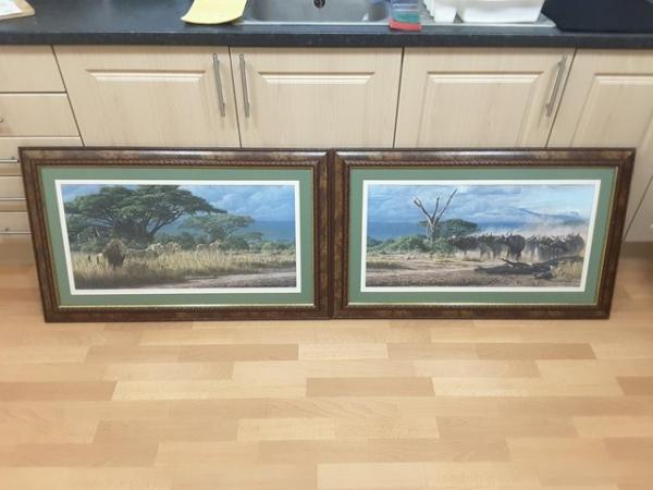 Image 1 of SIMON COOMBES STANDOFF LIMITED EDITION FRAMED DYPTYCH PRINTS