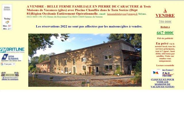 Preview of the first image of LOVELY CHARACTER FAMILY STONE FARM-HOUSE & 3 Gite's + Pool.
