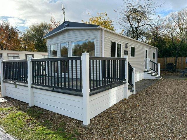 Preview of the first image of Three Bedroom Static Caravan with Decking Tattershall Lakes.